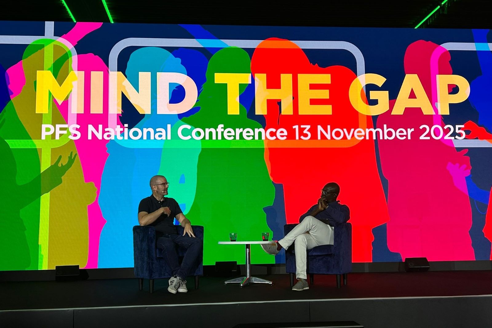 Matt Pitcher speaking at PFS National Conference, Excel Centre