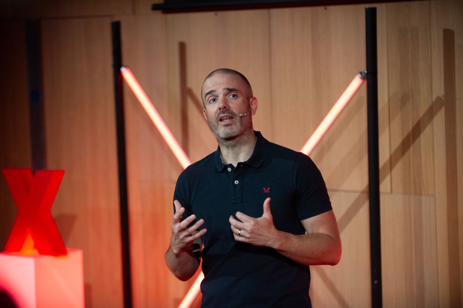 Matt Pitcher speaking at TEDxWinchester, Winchester